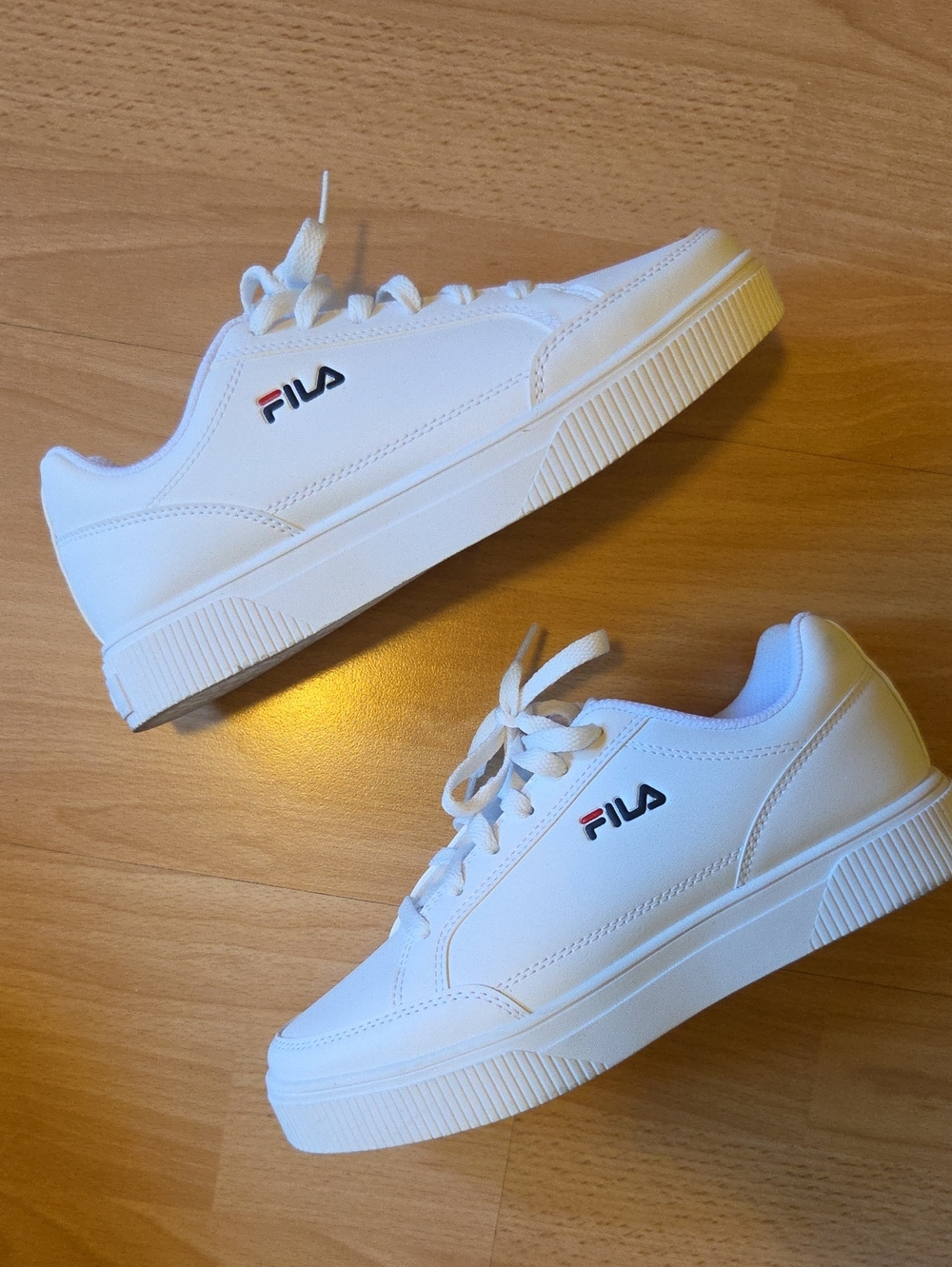 FILA White Women's Sneakers with Subtle